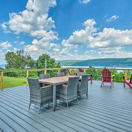Watkins Glen Lakeview Cottage With Waterfall! Bagian luar foto