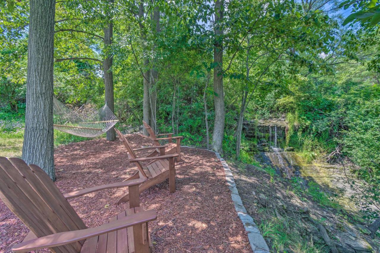 Watkins Glen Lakeview Cottage With Waterfall! Bagian luar foto